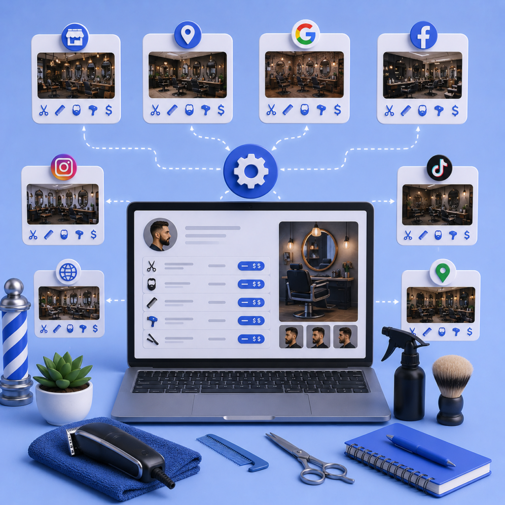 Services berber service listing automation